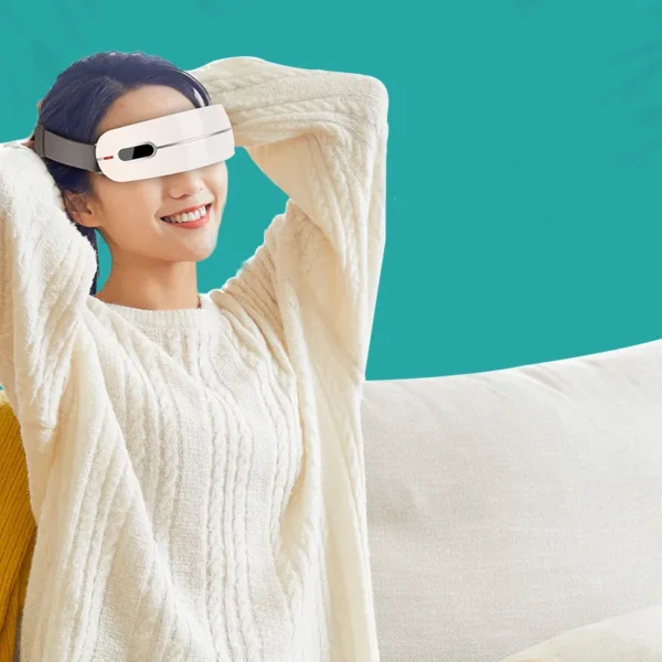 Smart Air Pressure Eye Massager – Heat & Bluetooth Relaxation Device Smart Air Pressure Eye Massager – Heat & Bluetooth Relaxation Device